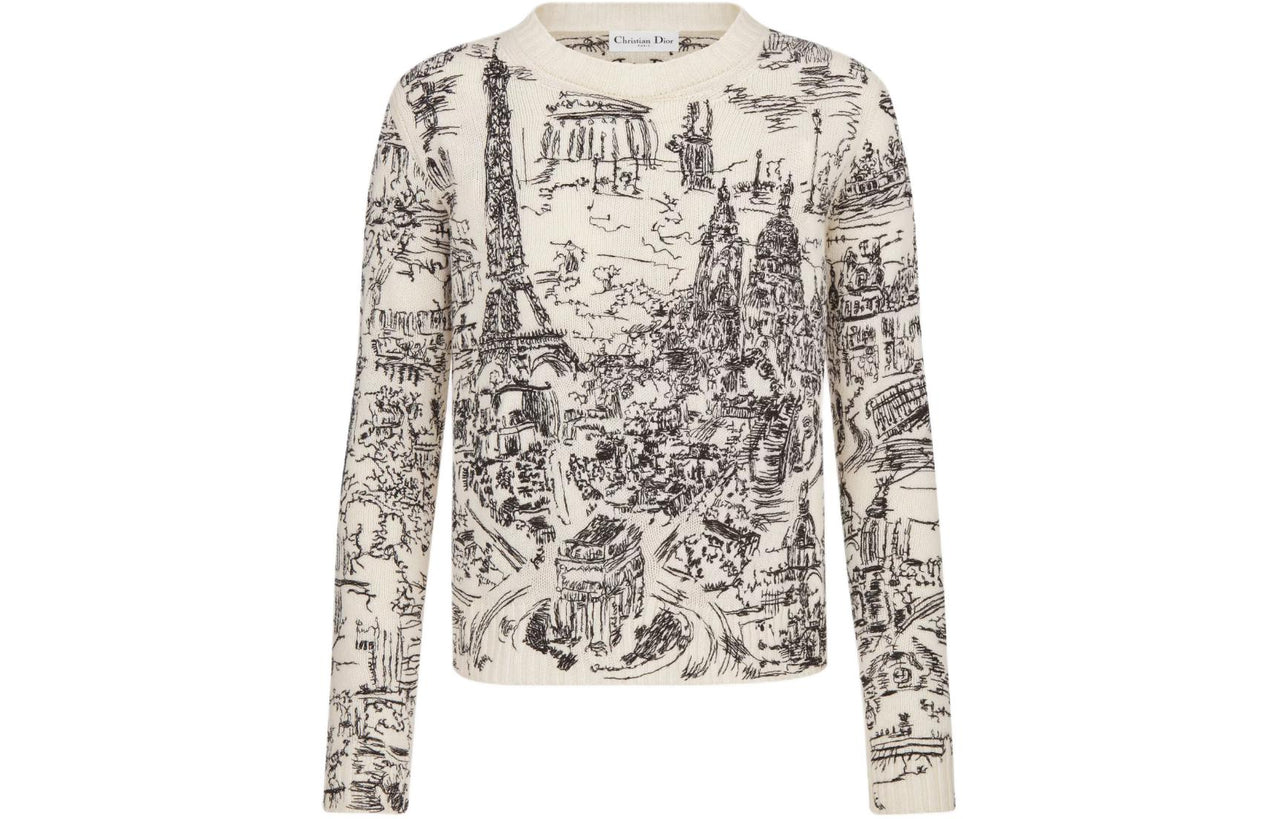 DIOR SS24 Cashmere Sweater Women's Multicolor