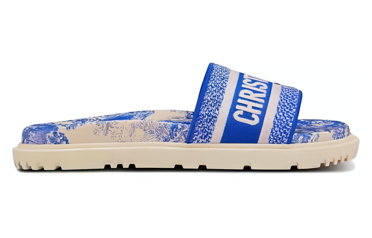 DIOR Dway Slides Blue Women's