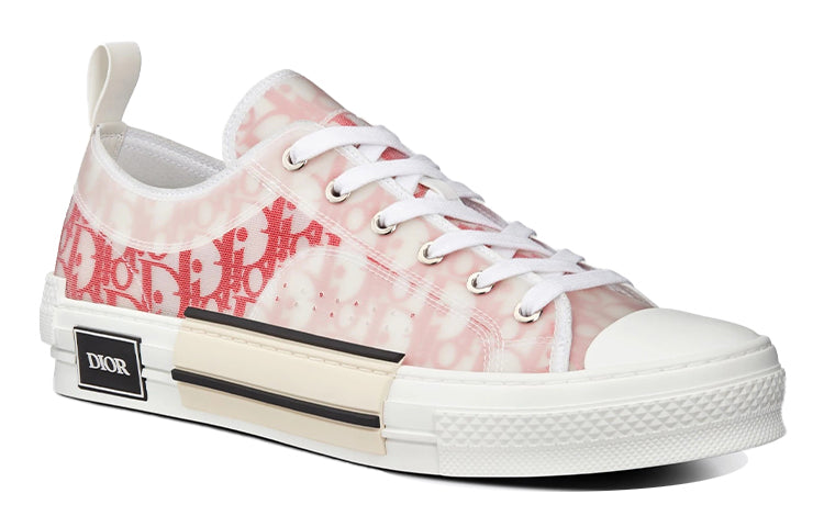 DIOR B23 Low Top Stylish Skateboarding Shoes Men's Red White