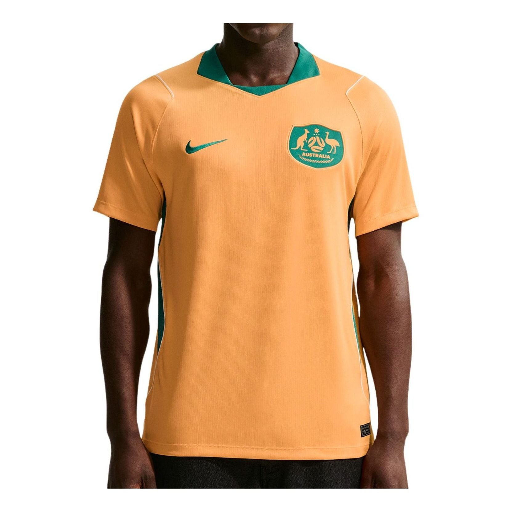 Nike Australia 2026 Stadium Home Dri-FIT Jersey 'Sport Gold Mystic Green Sail' IB5256-704