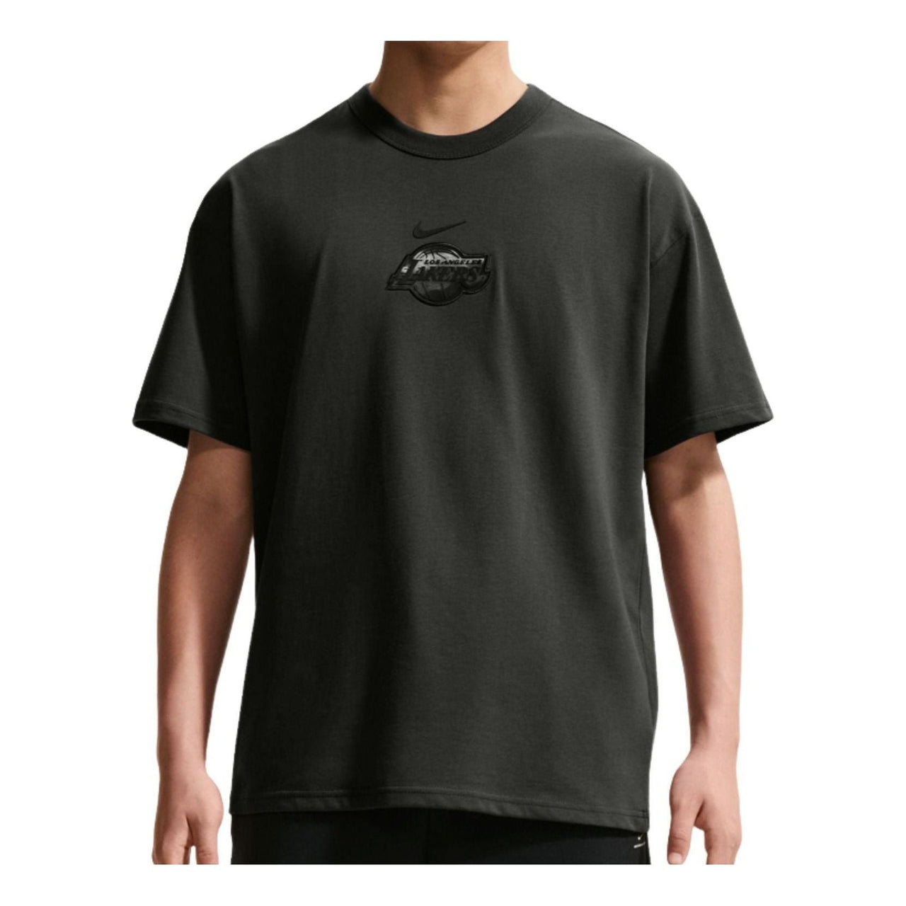 Nike Los Angeles Lakers Courtside Premium Essential NBA T-Shirt 'Dark Smoke Grey' HQ9349-070