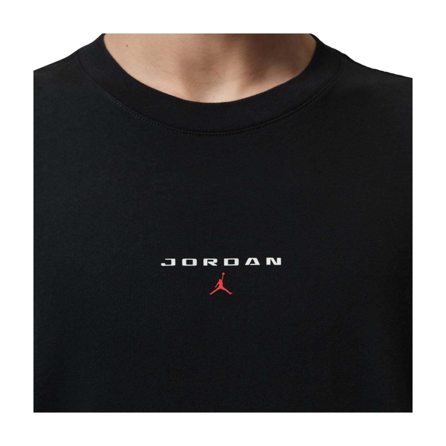 Air Jordan Flight Essentials Oversized Patch T-Shirt 'Black' IO0035-010
