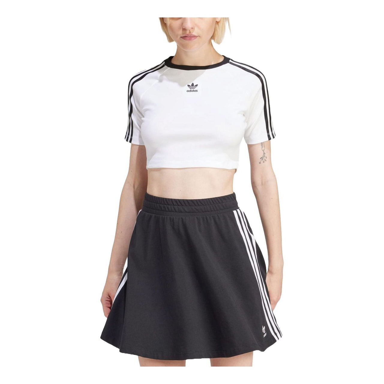 (WMNS) adidas 3-Stripes Baby T-shirt Asia Sizing 'White' IP0662