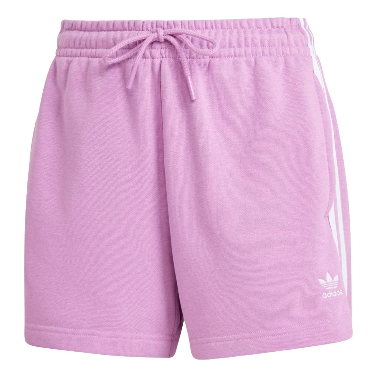 (WMNS) adidas 3-Stripes French Terry Shorts Asia Sizing 'Purple' IY2155