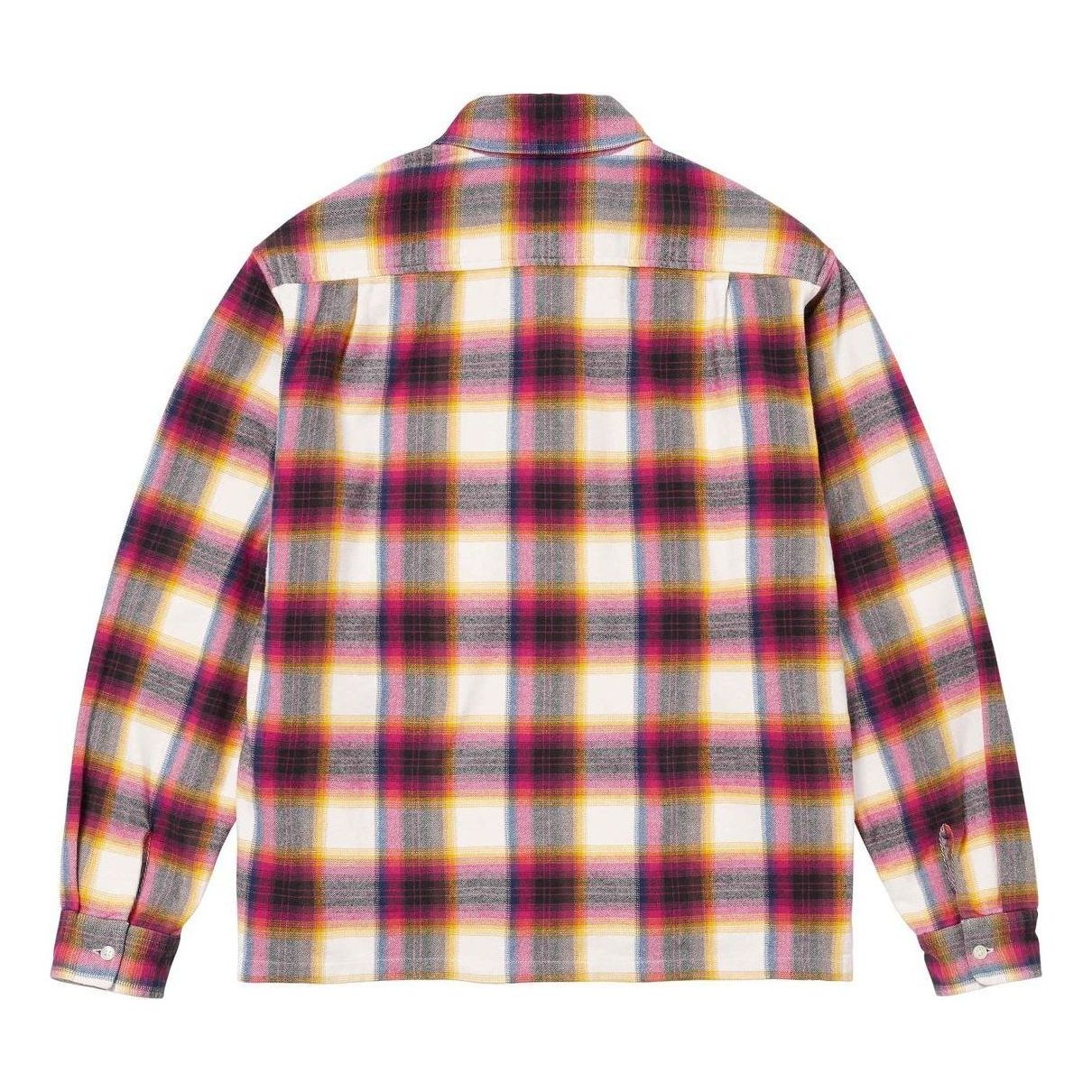 Supreme Shadow Plaid Flannel Zip Up Shirt 'Pink Black White' SUP-SS24-058