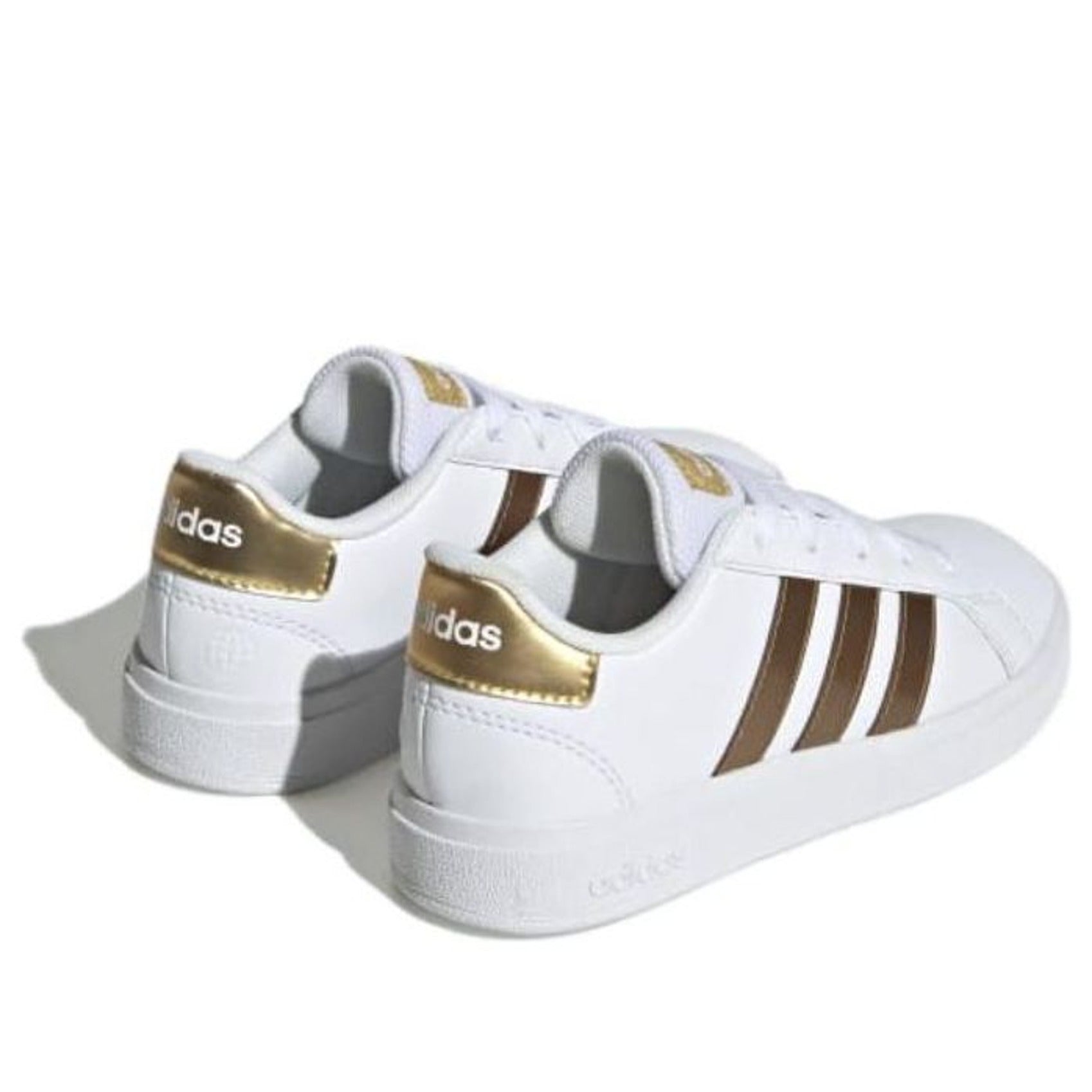 (GS) adidas Grand Court Sustainable Lace 'White Gold' GY2578