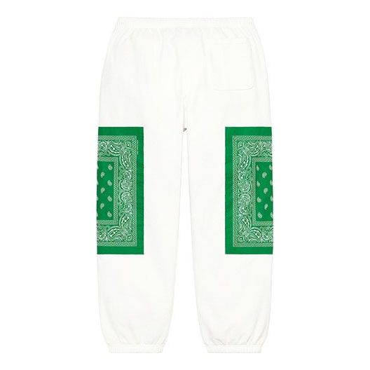 Supreme x The North Face Bandana Sweatpants 'White Green' SUP-SS22-865