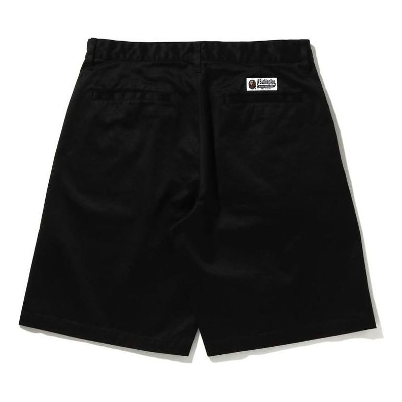 A Bathing Ape One Point Wide Fit Chino Shorts 'Black' 1I30-153-021-BLK