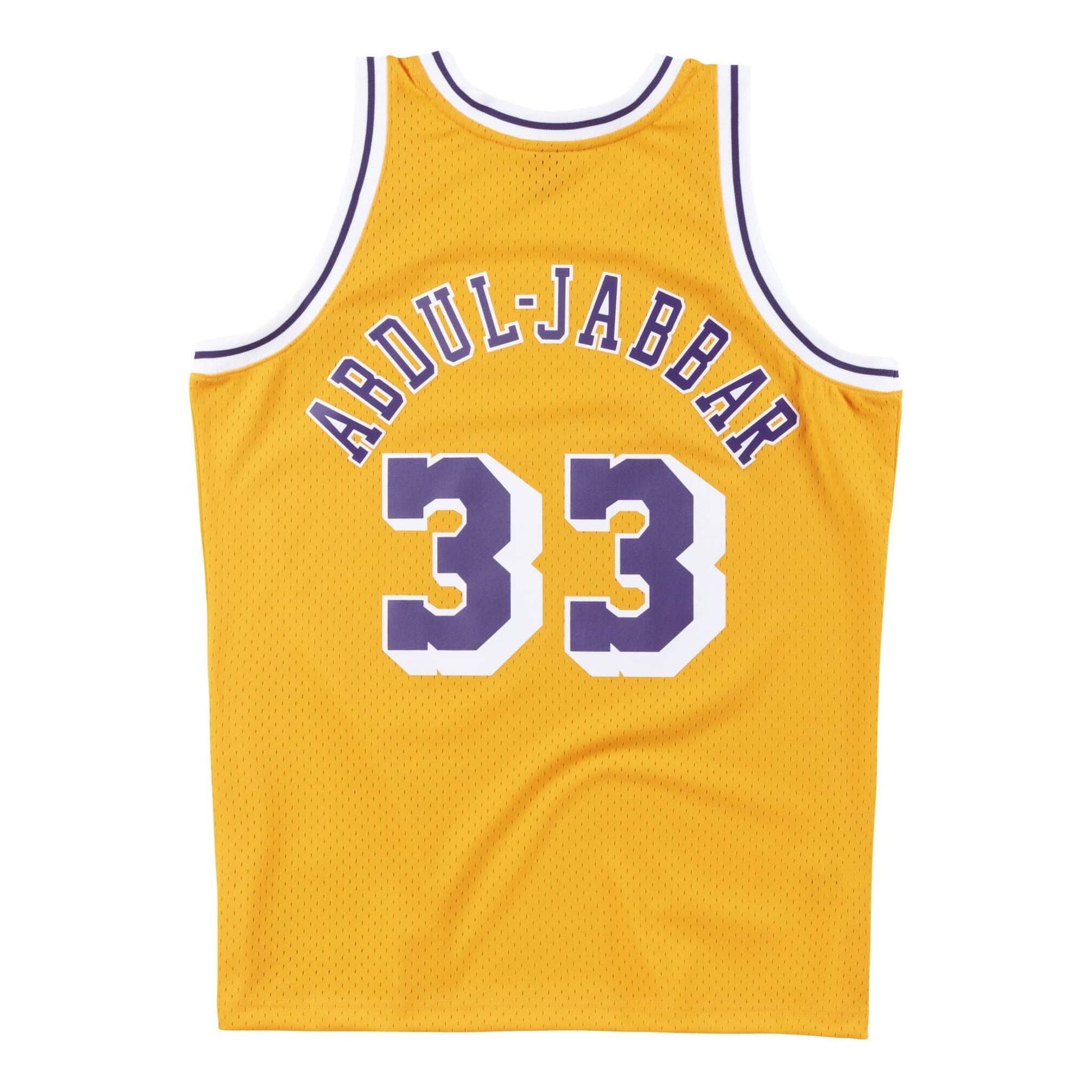 Mitchell & Ness x NBA Los Angeles Lakers 1984-85 Swingman Jersey 'Kareem Abdul-Jabbar 33' SMJYAC18110-LALLTGD84KAB