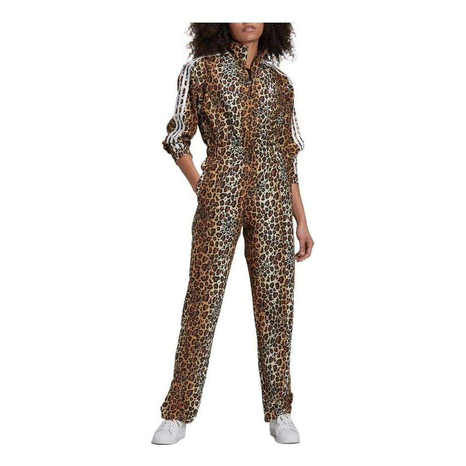 (WMNS) adidas Jumpsuit Asia Sizing 'Yellow White Black' HB7890