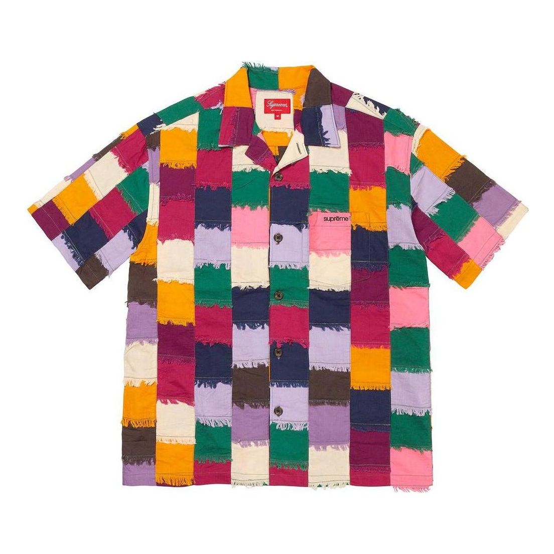 Supreme Patchwork S/S Shirt 'Milti-Color' SUP-SS23-155