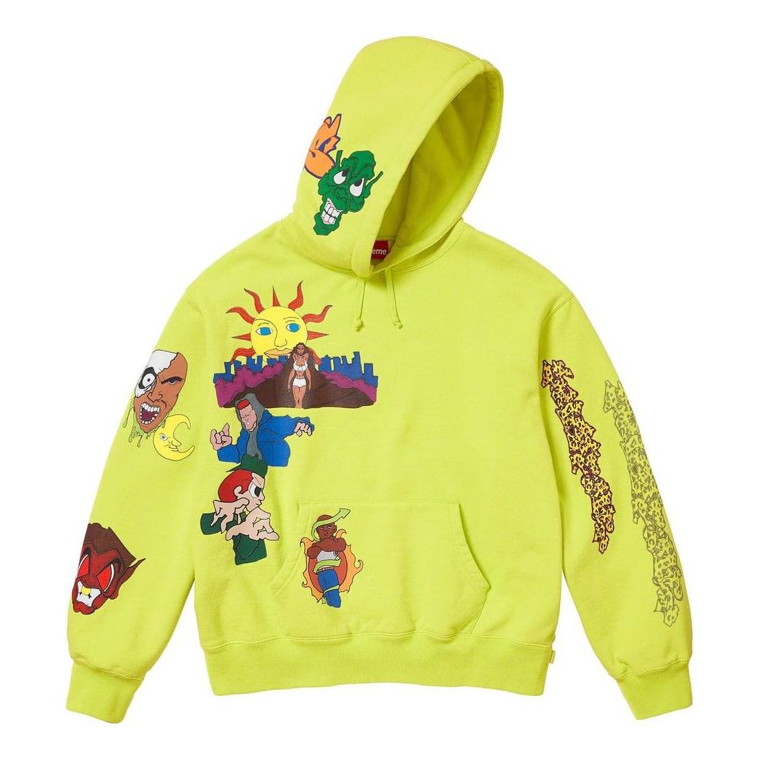 Supreme Sunrise Hooded Sweatshirt 'Yellow Multi-Color' SUP-FW23-042
