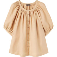 Loro Piana SS24 Shirt Women's Ginseng Light Yellow