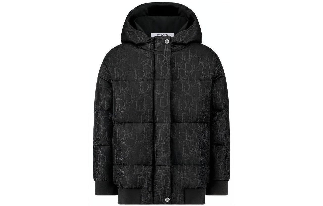DIOR Down Jacket FW22 Black Kids'
