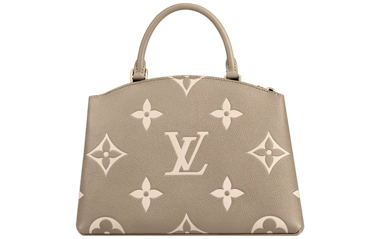LOUIS VUITTON Petit Palais Empreinte Leather Dove/Cream