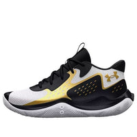 (GS) Under Armour Jet '23 'White Black Gold' 3026635-100