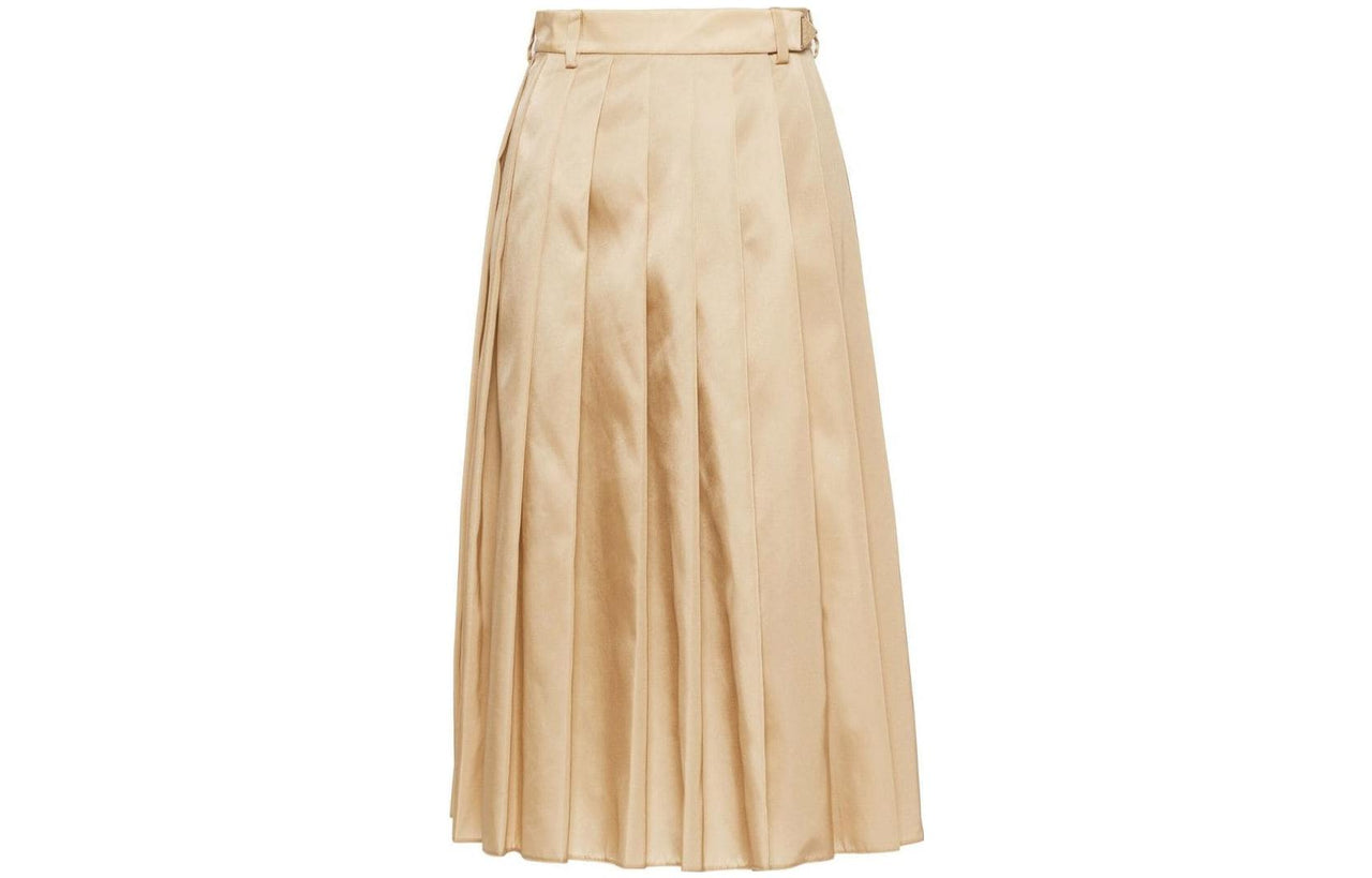 PRADA SS23 Casual Long Skirts Women's Khaki