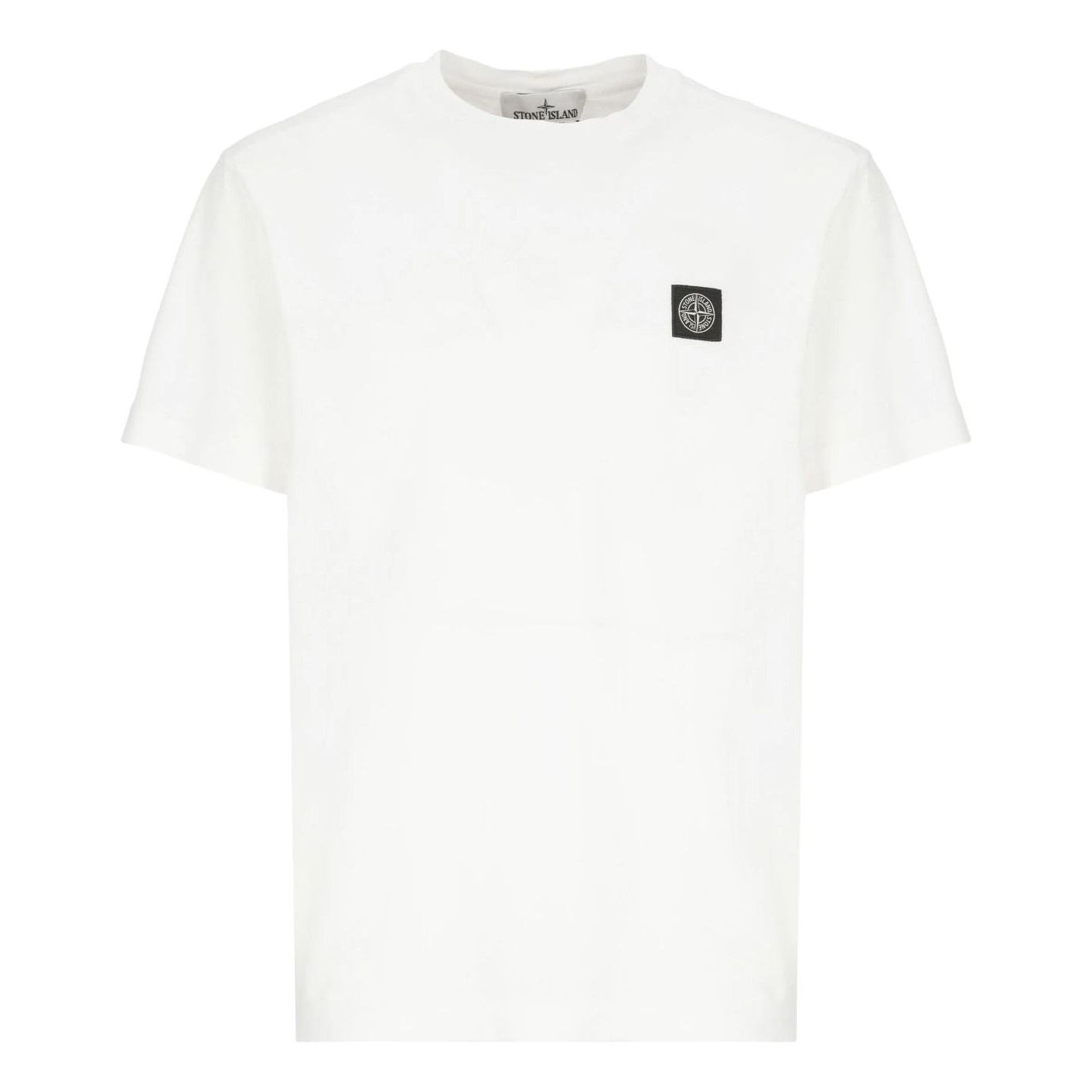 STONE ISLAND 2100027 60/2 Slim-Fit T-Shirt 'White' L1S1521000-27S0013-V0001