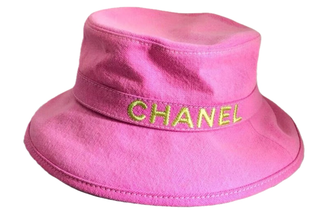 CHANEL Bucket Hats Women's Pink