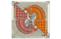 HERMES Silk Silk Scarves Women's