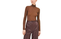 HERMES Knitwear Women's Chestnut Brown