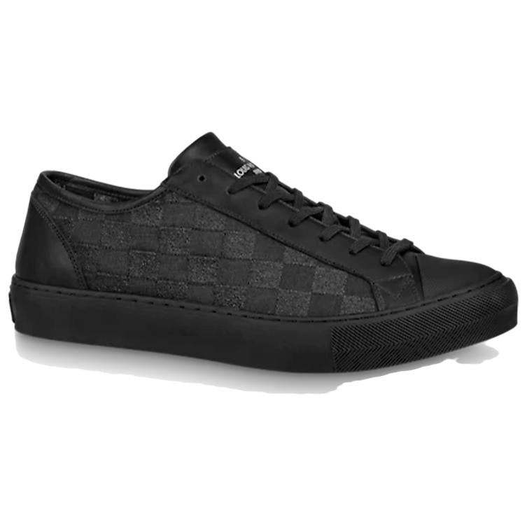 LOUIS VUITTON Tattoo Low Top Skateboard Shoes Men's Black