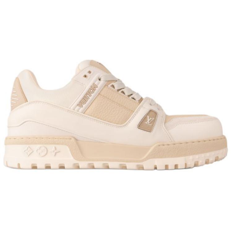 LOUIS VUITTON Trainer Maxi Low-Top Skateboard Shoes Men's White