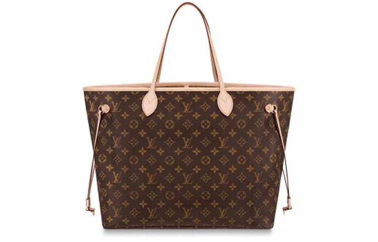 LOUIS VUITTON NEVERFULL Coated Canvas With Leather Combo Bag, Tote Bag, Shopping Bag, Handbag, Shoulder Bag Women's