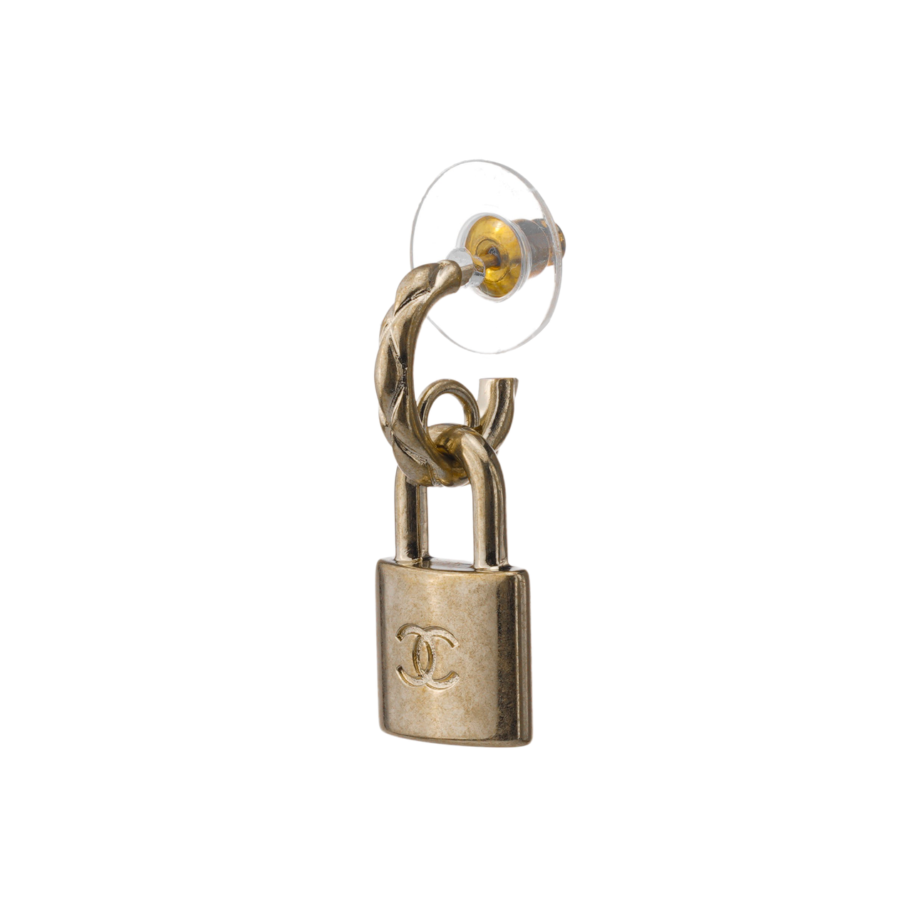 CHANEL Earrings Women's Gold
