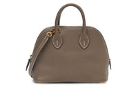 HERMES Bolide Evercolor Calfskin Bowling Bag Handbag Shoulder Bag Crossbody Bag Mini Women's 18 Etoupe Elephant Gray