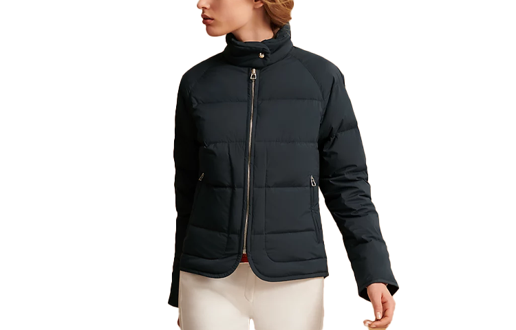 HERMES Down Jacket Women's Black