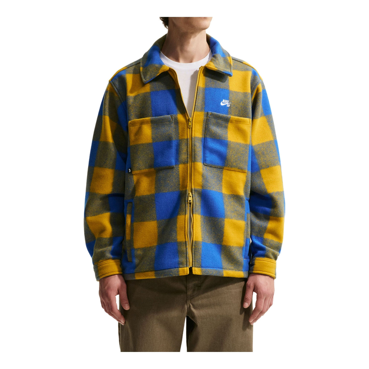 Nike SB Essential Skate Shirt 'Blue Yellow' HV1421-405