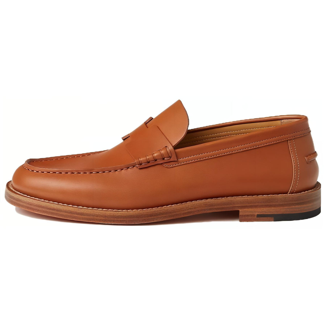 HERMES Loafers Men Brown