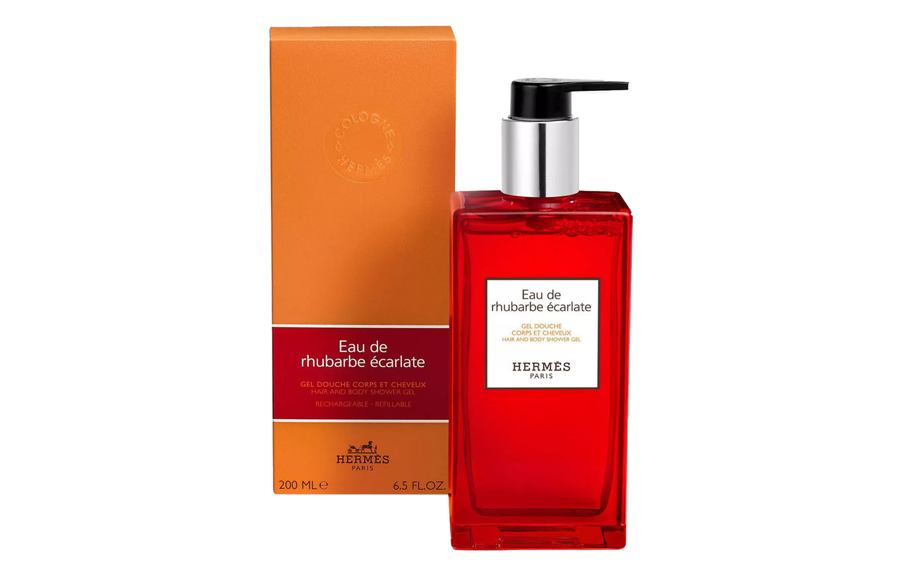 HERMES Crimson Ginseng Blood Shower Gels Hydrating Moisturizing Deep Cleaning 200ml