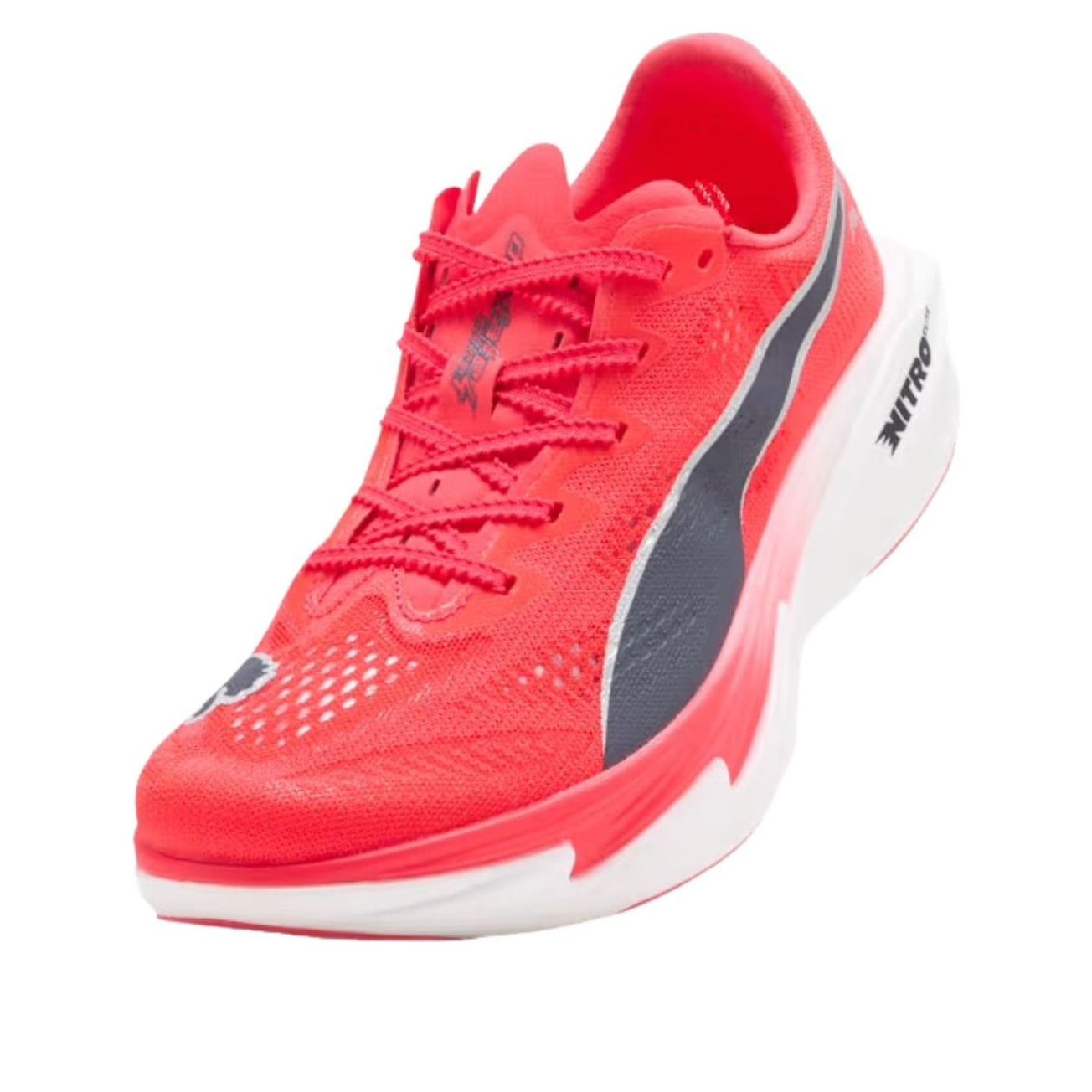 (WMNS) PUMA Deviate Nitro Elite 4 'Ultra Red Inky Depths White' 312128-07