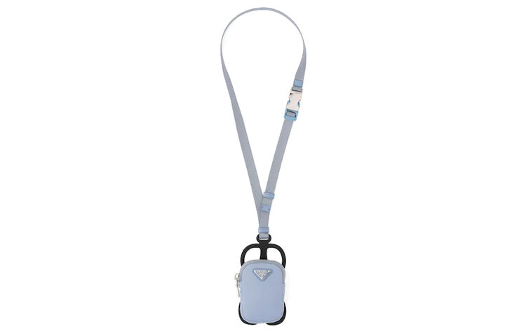 PRADA Nylon Cell Phone Case Women's Blue