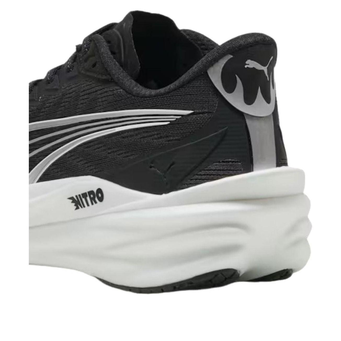 PUMA Deviate Nitro 4 Wide 'Black White Silver' 312901-01