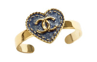 CHANEL - Bangles Unisex Gold/Blue
