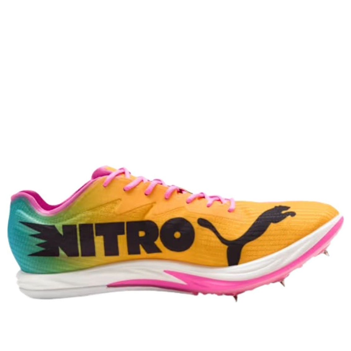 PUMA Long Distance Nitro Elite 3 'Poison Pink Sun Stream Bright Aqua' 313748-01