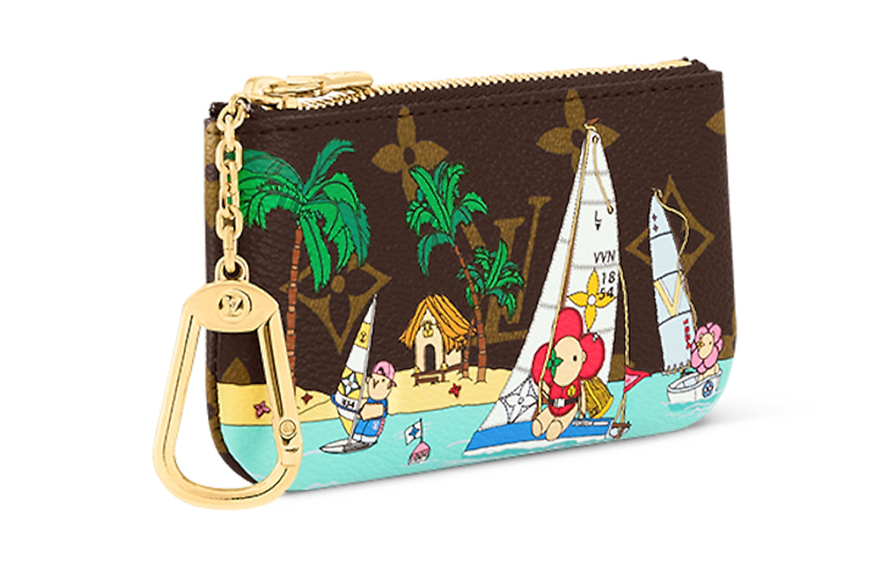 LOUIS VUITTON Key Pouch Dragon Fruit Pink