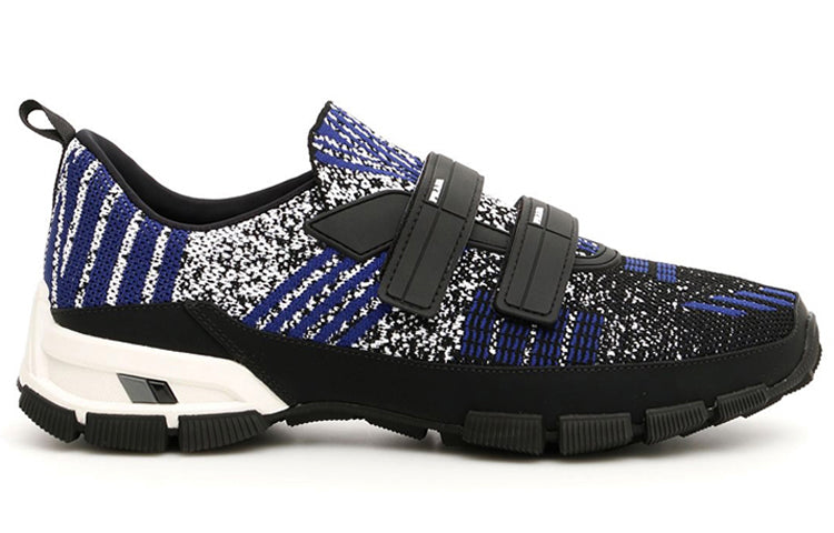 PRADA Cushioned Anti-Slip And Wear-Resistant Warm Low-Top Casual Shoes Men's Black Blue