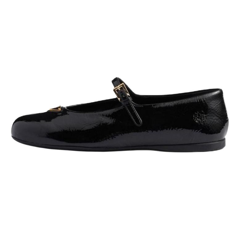 PRADA Flat Casual Single Shoes Women's Black