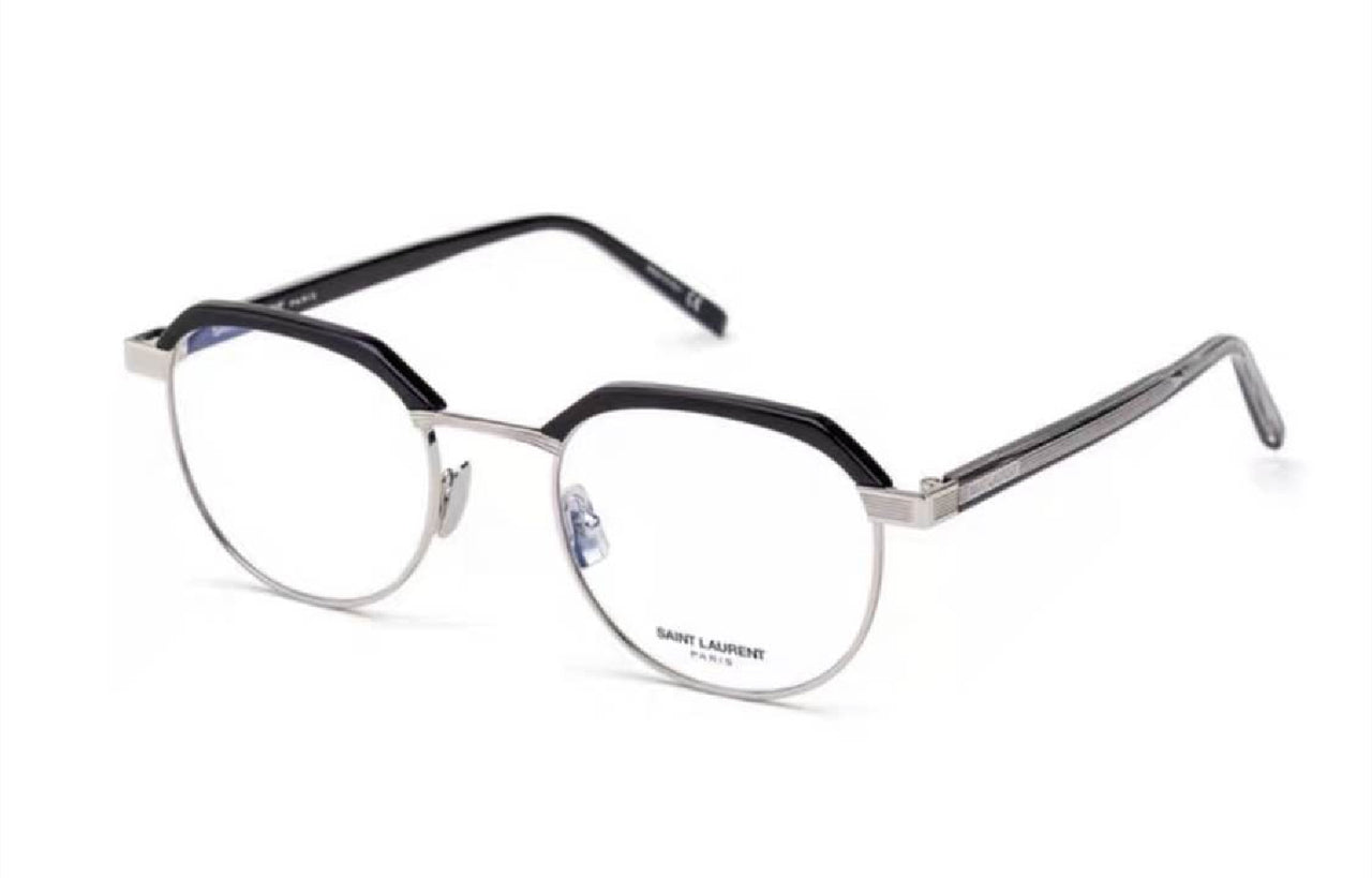 SAINT LAURENT Eyewear Round Frame Glasses