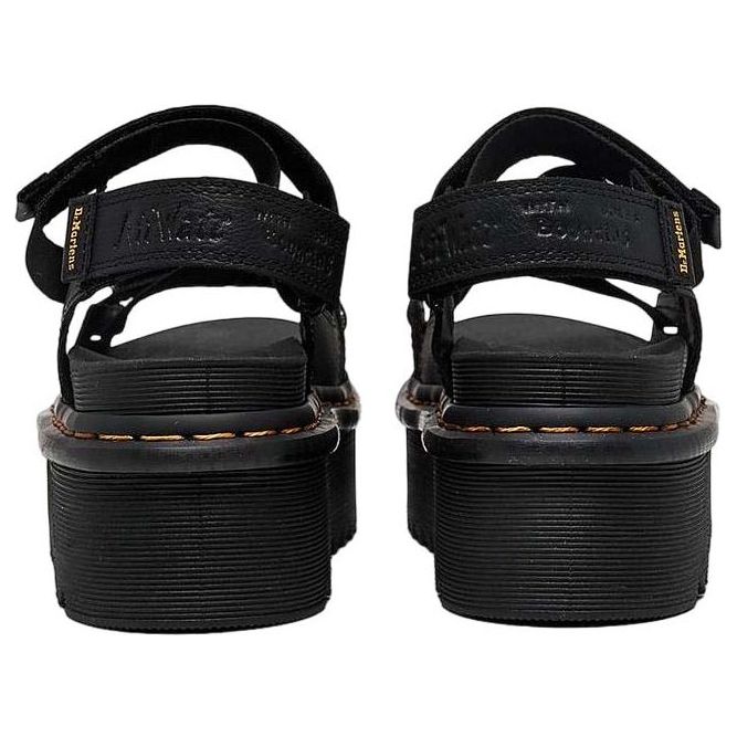 (WMNS) Dr. Martens Kimber II Logo Webbing Sandals 'Black' 31805001-001