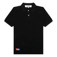 COMME des GARCONS PLAY SS25 x Invader Pixel Heart Polo Shirt 'Black' AZ-T336-051-1