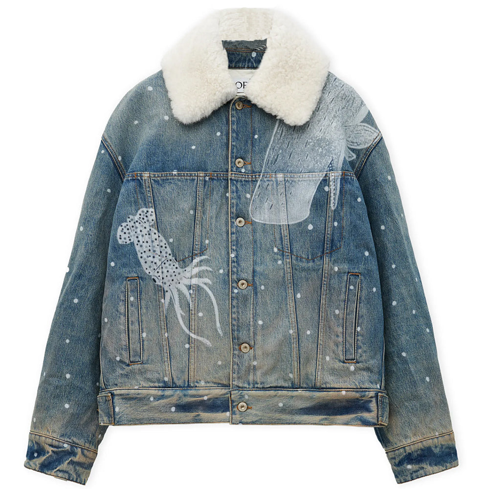 LOEWE Button-Up Denim Jacket