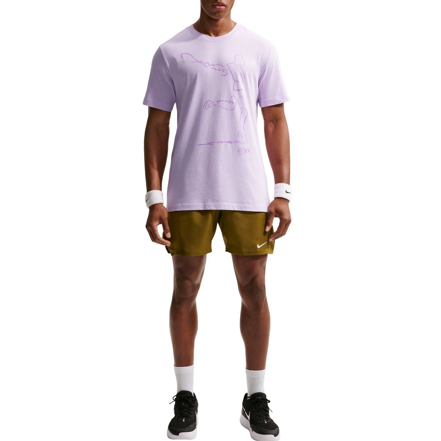Nike Court Dri-FIT T-Shirt 'Violet Mist' IH2104-511