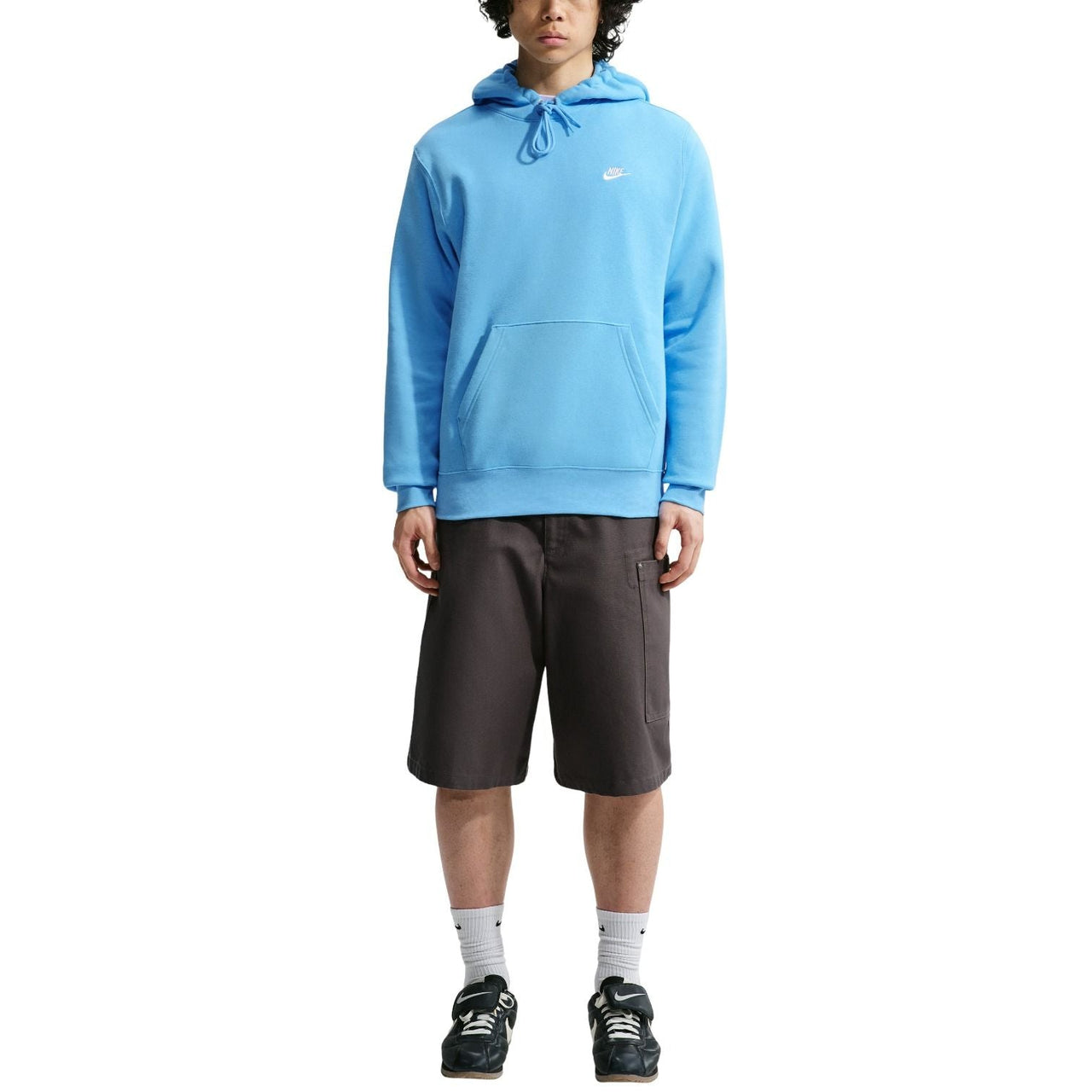 Nike Club Fleece Hoodie 'Football Blue White' FN3859-497
