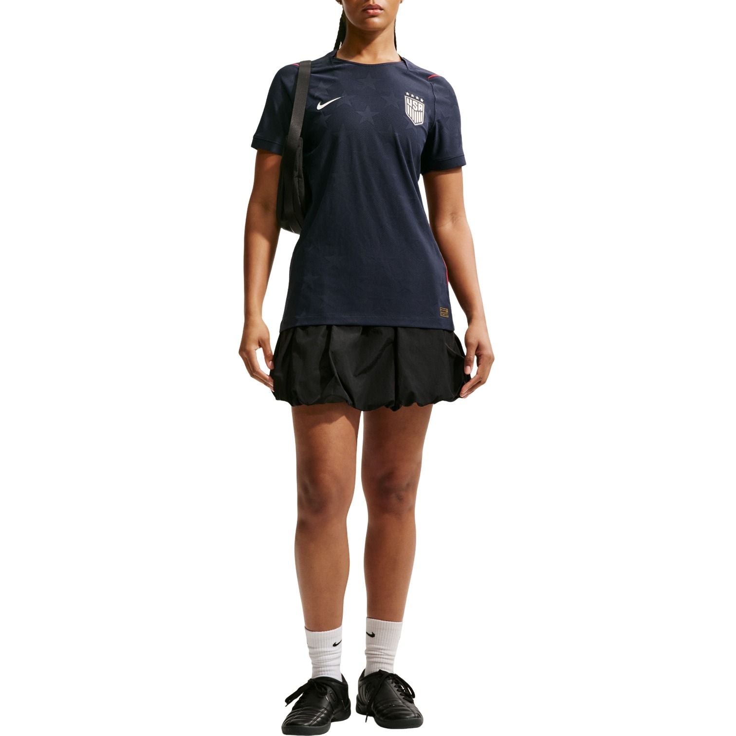 (WMNS) Nike USWNT 2026 Match Away Aero-FIT Authentic Jersey 'Dark Obsidian University Red Pure Platinum' IB5264-476