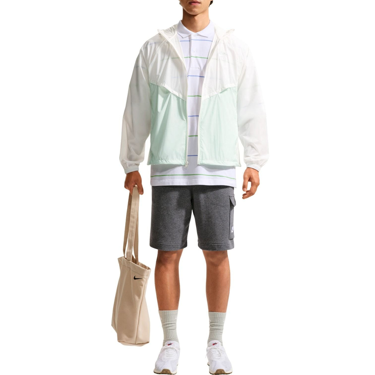 Nike Windrunner Full-Zip UV Jacket 'Sail Barely Green' IO9628-133